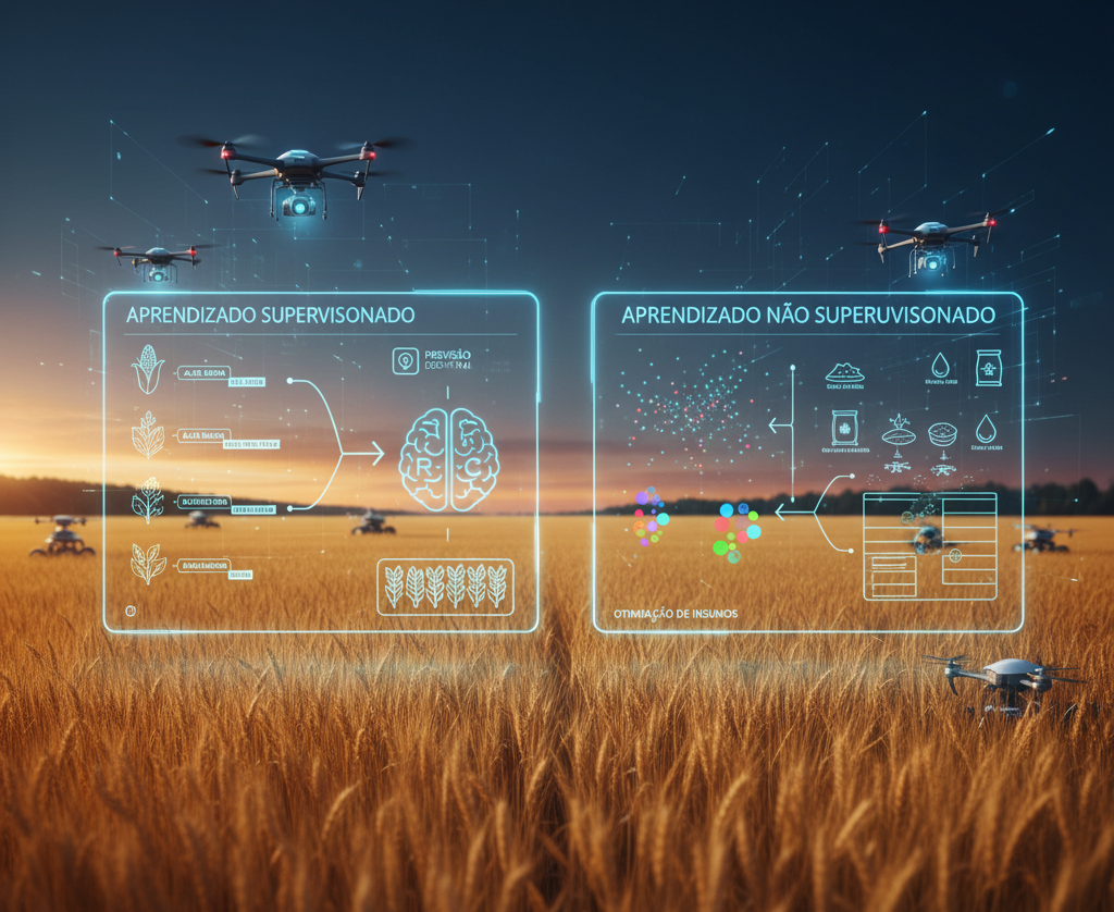 Aprendizado Supervisionado vs. Não Supervisionado: O Segredo para Prever e Otimizar o Agronegócio