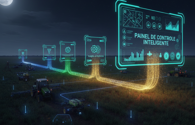 Do Sensor ao Insight: A Jornada da Informação no Agro 4.0