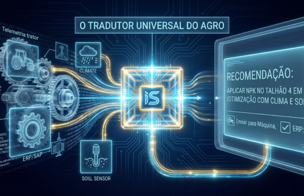 IA que conversa com seus sistemas (ERP, sensores, clima)